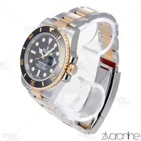 ساعت رولکس سابمارینر مردانه طلایی نقره ای صفحه مشکی 102533