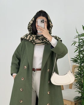 پالتو بلند نیلگون(89)کد:4589