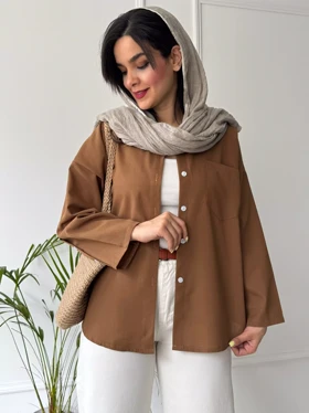 مانتو شومیزی ستین