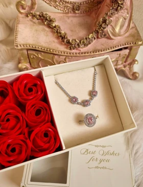 ست جواهری دستبند انگشتر پینترستی