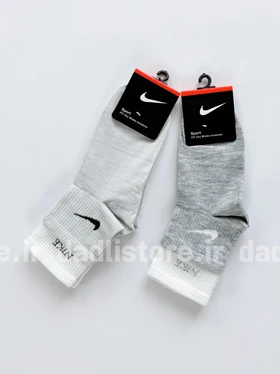 جوراب نیم ساق نخ پنبه دو کش نایکی Nike