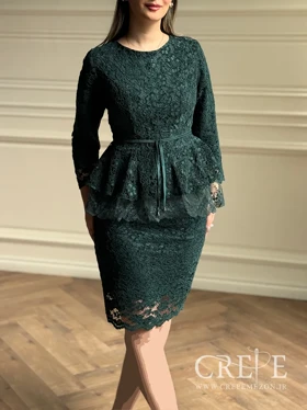 بلوز دامن مخمل گیپور