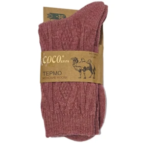 جوراب بافت ساق بلند زنانه پشم شتر برندcoco&hana