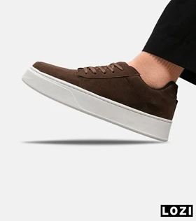 کفش کتانی کژوال مردانه قهوه ای ZARA
