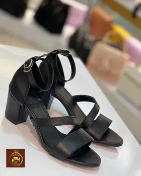 کفش صندل مجلسی زنانه جلو باز دوبندکجکی
