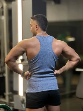 رکابی تنک تاپ قهرمانی کبریتی آبی