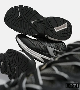 کفش کتانی مردانه مشکی خاکستری DIESEL S-SERENDIPITY SPORT مدل 5386