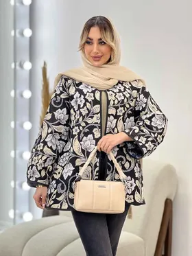 مانتو آستین پیله نوار دوزی