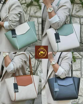 کیف بزرگ دوشی زنانه زارا کد : 1371