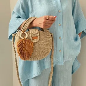 کیف دستی و دوشی کنفی بالیک