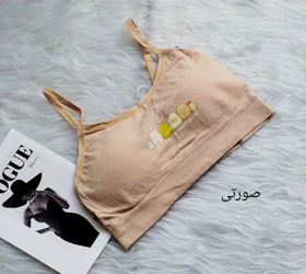 نیم‌تنه دخترانه فانتزی پد دار متحرک وارداتی برند kido