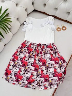 شلوارک نخی 3165