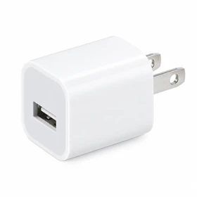 شارژر اصلی اپل 5 وات مدل A1400 آداپتور USB Apple Original