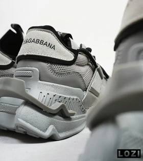 کفش کتانی مردانه طوسی Dolce & Gabbana