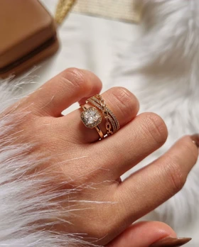 انگشتر حلقه پشت حلقه ژوپینگ A20