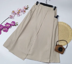 دامن مدل نجوا کد 50260 (کرم)