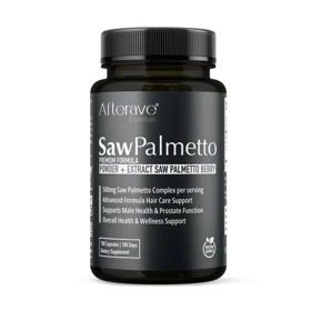 مکمل تقویت کننده مو قرص سائوپالمتو افترایو Afterave اصل آمریکا 100٪ اورجینال