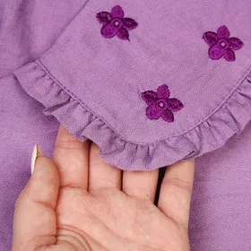 شومیز یقه گل‌دار