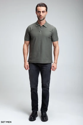 تیشرت یقه دارجناغی