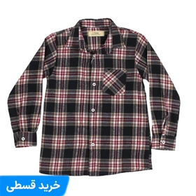 پیراهن چهارخانه پسرانه (قرمز)