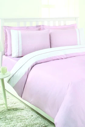 سرویس روتختی دو نفره Özdilek مدل Soft Linen ساتن - صورتی