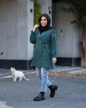 بارانی آستردار مدل آنیلا 1477
