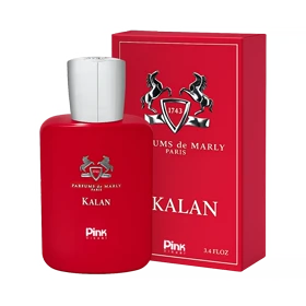 ادوپرفیوم مردانه پینک ویژوآل Pink مدل مارلی کالان (مارلی قرمز) Marly Kalan حجم 100 میلی لیتر طرح مارک