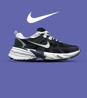 کفش کتانی بزرگ پا سرمه ای Nike Cushlon V2K مدل 8883