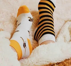 جوراب تا به تا طرح زنبور