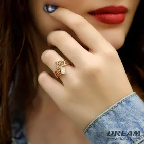 انگشتر ظریف طرح‌طلا DREAM