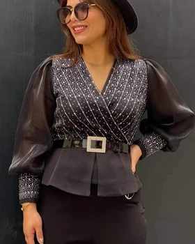 شومیز نگینی دونا کد (449)