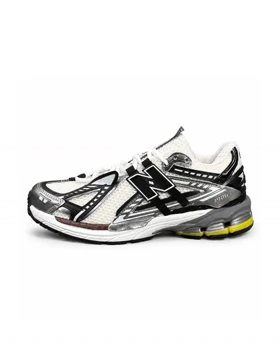 کتانی مردانه نیوبالانس سفید طوسی مشکی New BALANCE 1906