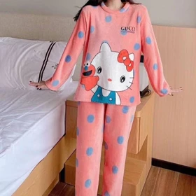 ست تدی زنانه بلوز و شلوار راحتی وارداتی