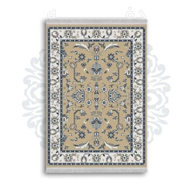 فرشینه از جنس پارچه هازان مخمل ترک طرح سنتی و مدرن برند دفه کد DAMG393