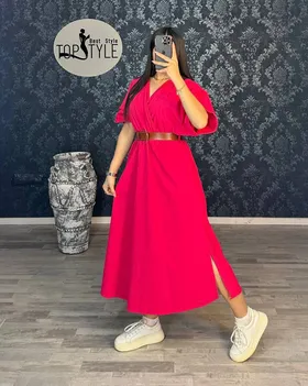 پیراهن کمربند دار کد : 8073