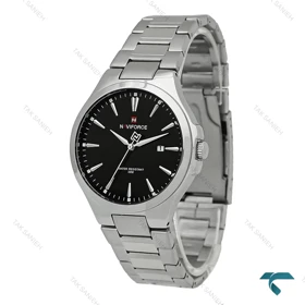 ساعت مردانه ناوی فورس NF9214 سیلور صفحه مشکی NaviForce-8161-G