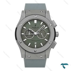 ساعت هابلوت مردانه سه موتوره سیلور طوسی Hublot-7886-G