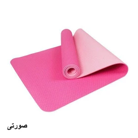 مت یوگا 6 میل TPE تن زیب (دو لایه و ضد لغزش) (صورتی)