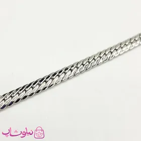 پابند زنانه YSX مدل کارتیه کوبیده نقره ای کد 1196