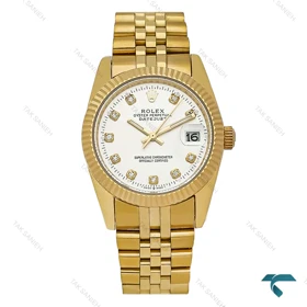 ساعت طلایی رولکس مردانه صفحه سیلور Rolex-8414-G
