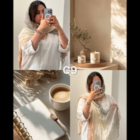 شال چروک طیفی وارداتی کد862