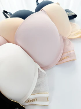 سوتین اسفنجی فنر دار جلو باز شو وسط نگین