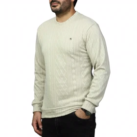 بلوز آستین بلند طرح دار مردانه سیزر مدل 15501783