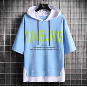 تیشرت کلاهدار لش پنبه