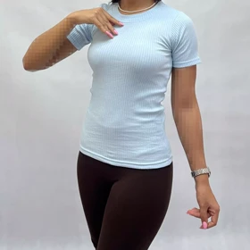 تیشرت زنانه کبریتی 00115106185