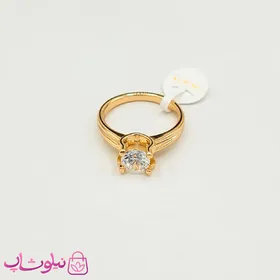 انگشتر زنانه ژوپینگ نگین سفید طرح جواهر