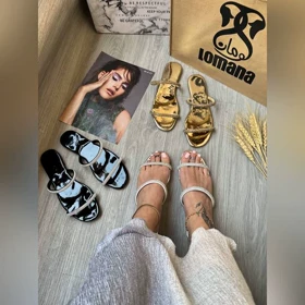 صندل تخت دو بند نگینی _ 1410
