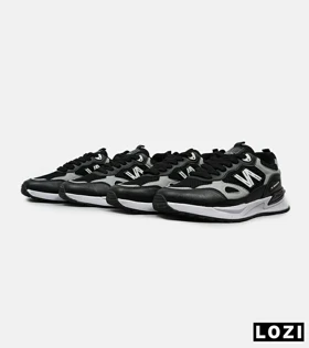 کفش کتانی مردانه مشکی طوسی NEW BALANCE yg niubailun