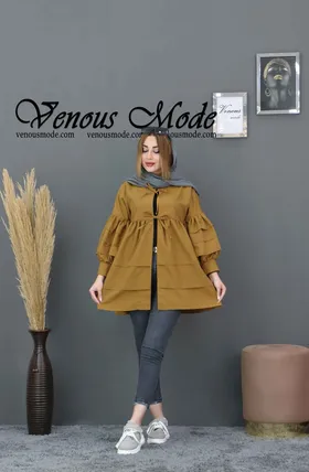 مانتو عروسکی چین‌دار