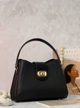 کیف دستی و دوشی زنانه آلفا ALFA کد 7053 (مشکی)